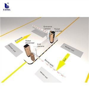 Θερμικό χαρτί μηχανή πώλησης εισιτηρίων αυτοκινήτων Χώρος στάθμευσης Έσοδα οχημάτων Σύστημα ελέγχου πρόσβασης